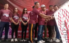 Ciptakan Pilkada Riang Gembira, KPU Subang Gelar Jalan Santai Sehat