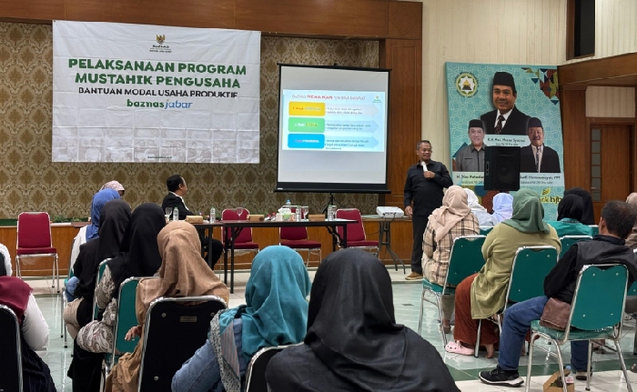 Sebanyak 40 Mustahik Didorong BAZNAS Jabar dan Yayasan SAPA Jadi Pengusaha