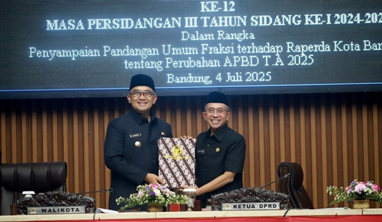 DPRD Kota Bandung Laksanakan Rapat Paripurna Bahas Raperda Perubahan APBD Tahun Anggaran 2025