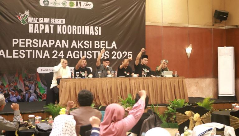 Aksi Bela Palestina, Edwin Senjaya: Kita Harus Senantiasa Menentang Segala Bentuk Imperialisme di Muka Bumi
