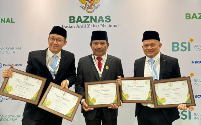 Di Ajang BAZNAS Award 2025, BAZNAS Jabar Gaet 5 Penghargaan Bergengsi