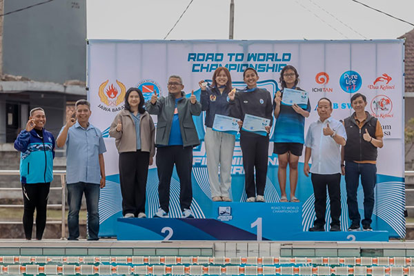 Jabar Finswimming Series 2025, Wali Kota Bandung Ajak Atlet Pertahankan Prestasi