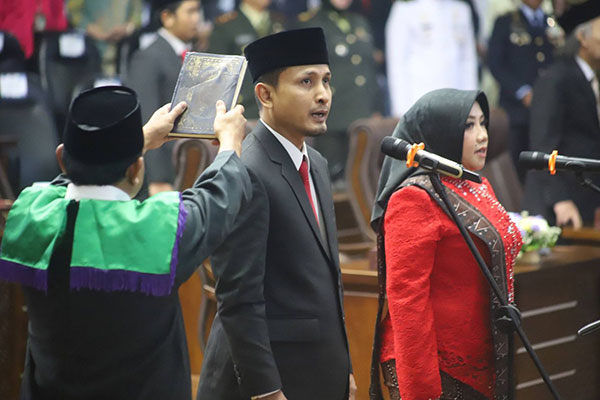 Pelantikan Anggota DPRD Pengganti Antar Waktu Dengan Sisa Masa jabatan 2024-2029