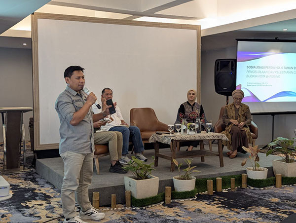 Ketua Komisi IV DPRD Kota Bandung Menghadiri Sosialisasi Perda Pengelolaan dan Pelestarian Cagar Budaya