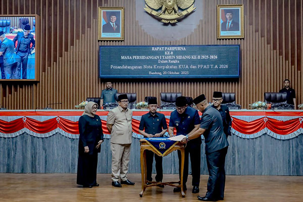 Pemkot dan DPRD Bandung Sepakati KUA-PPAS 2026