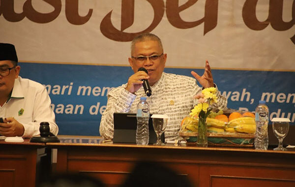 Hadiri Silaturahmi Dewan Keluarga Masjid, Deni Nursani Paparkan Moderasi Beragama