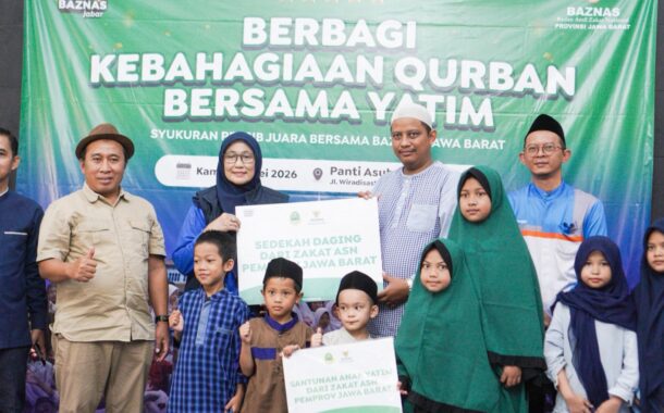 Rayakan Juara Persib Bandung dengan Berbagi, BAZNAS Jabar Santuni Anak Yatim di Bandung