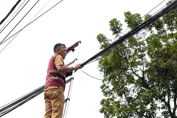 Penertiban Kabel Dimulai, Wali Kota Pastikan Tanpa Blackout Internet