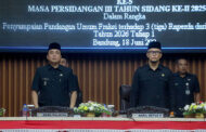 Tiga Raperda Pemkot Bandung Masuki Tahap Pandangan Umum Fraksi DPRD