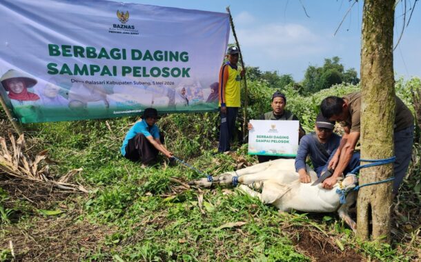 Donasi Warga Jabar Diolah Jadi Bantuan Pangan, BAZNAS Antar 80 Paket Daging ke Pelosok Subang