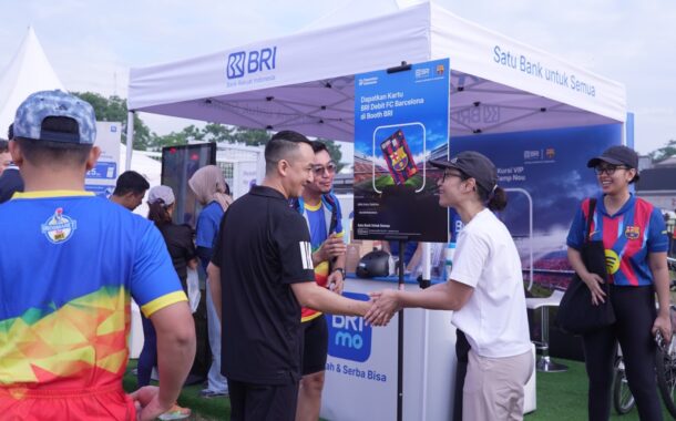 Cashback hingga Kartu Debit FC Barcelona Jadi Magnet BRI di Indomaret Fun Bike 2026