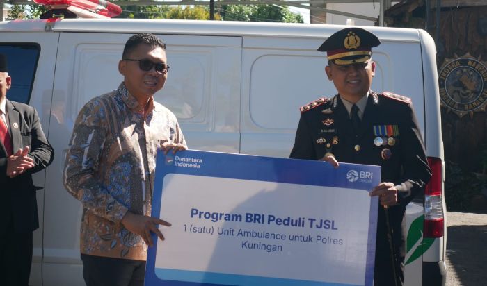 BRI Peduli Serahkan Ambulans ke Polres Kuningan, Perkuat Layanan Darurat untuk Masyarakat