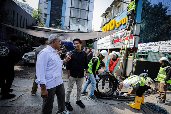 Hingga Agustus 2026, Penurunan Kabel di Kota Bandung Tuntas di 42 Ruas Jalan