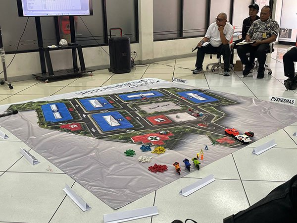 Simulasi Evakuasi Mandiri, Siapkan Warga Rusunawa Hadapi Potensi Gempa Lembang